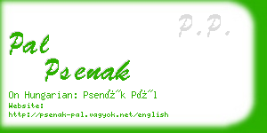 pal psenak business card